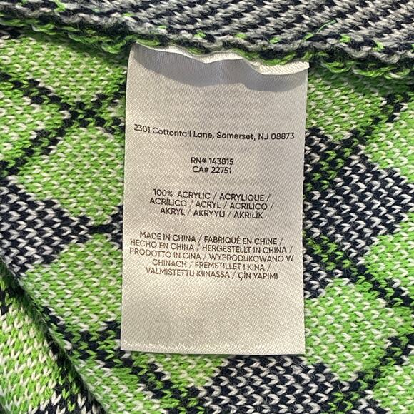 Klew Official NFL Seattle Seahawks Busy Blocks Ugly Christmas Sweater Sz Large - Picture 4 of 4